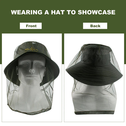 Ultra Large Mosquito Head Net | Premium Insect Face Protector for Outdoor Camping