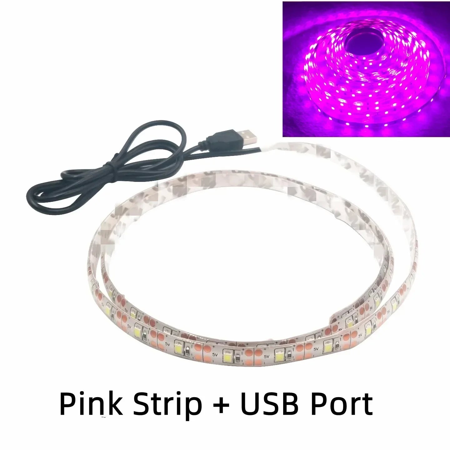 5V USB LED Strip Lights | Flexible Home TV Background Lighting