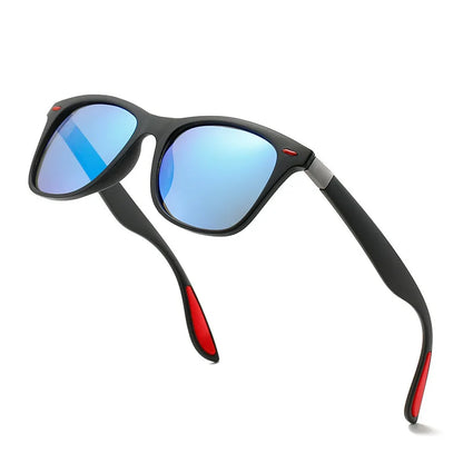 Retro Rectangle Sunglasses UV400 – Vintage Driver Sport Shades for Men & Women