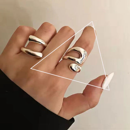 VENTFILLE 925 Sterling Silver Flower Lace Ring | Korean Fashion Adjustable CZ Ring