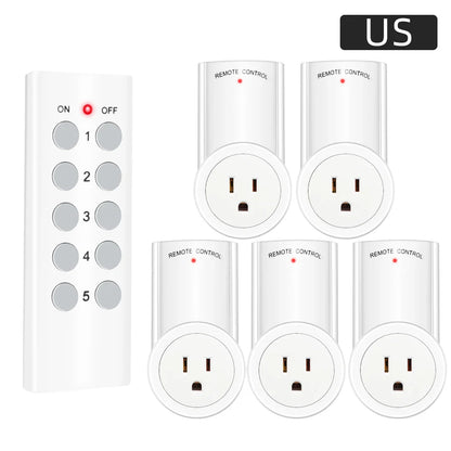 Smart Socket RF 433mhz Wireless Remote Control Outlet Adaptor Wall Electrical Switch Home Lamp For Smart Home EU UK US FR Plug