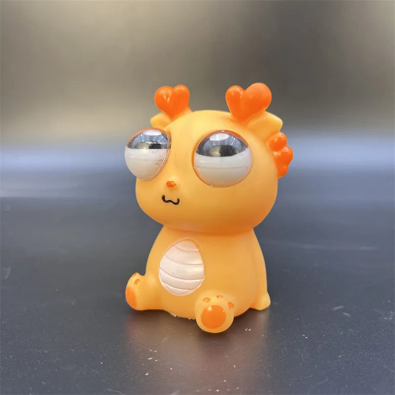 Squeeze-Activated Pop-Up Dragon Toy | Sensory Decompression Stress Relief