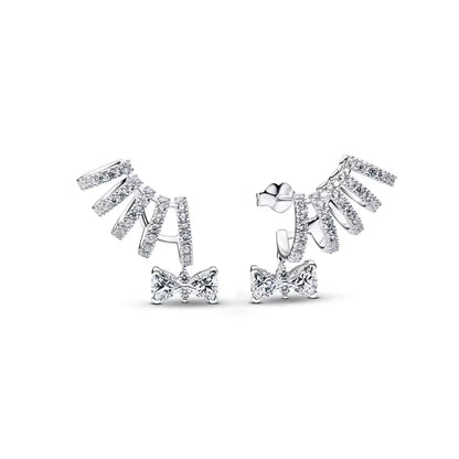 925 Sterling Silver Stud Earrings Set | Butterfly Snowflake Heart Moon Jewelry Gift