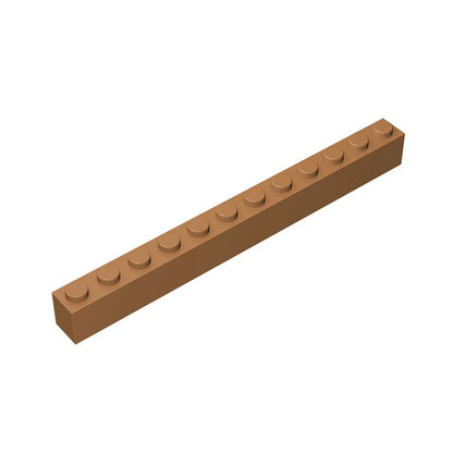 Gobricks GDS-538 Brick 1 x 12 | Compatible Building Block Pieces for DIY Construction