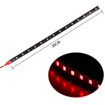 Car Led Strip Light 30cm | 12V Waterproof Interior Decoration for Car Motorcycle