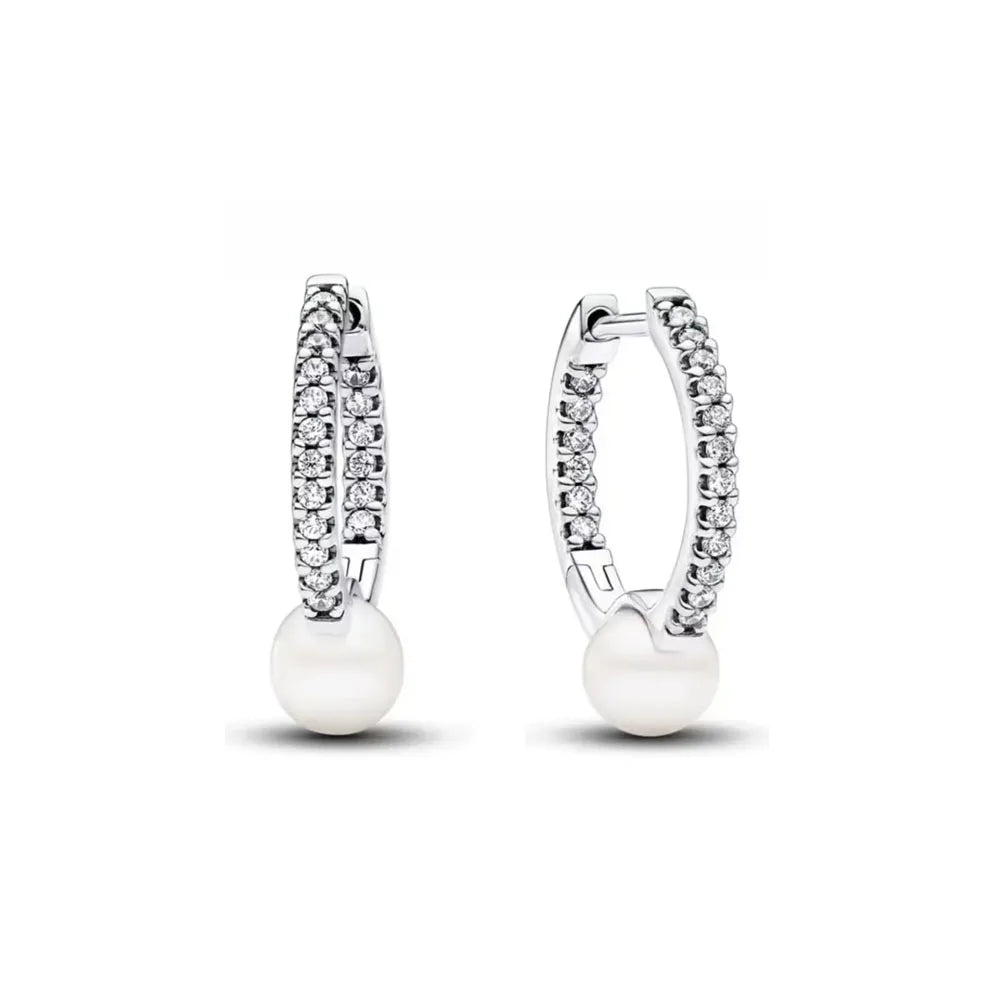 925 Sterling Silver Snowflake Heart Earrings | Fine Stud Earrings for Women