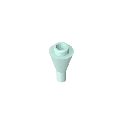 Gobricks GDS-1138 Cone 1 x 1 Inverted with Bar | Building Block for DIY Creations