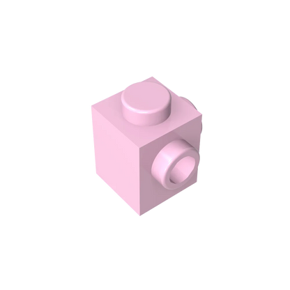 Gobricks GDS-1046 Modified Brick 1 x 1 with Studs on 2 Sides | Building Block for DIY