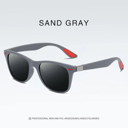 Retro Rectangle Sunglasses UV400 – Vintage Driver Sport Shades for Men & Women