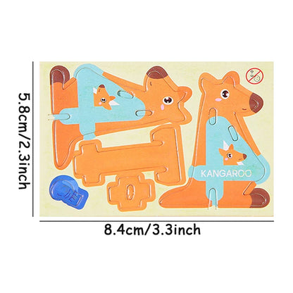 30Kinds Animal 3D Puzzle Set | Kids Paperboard DIY Crafts