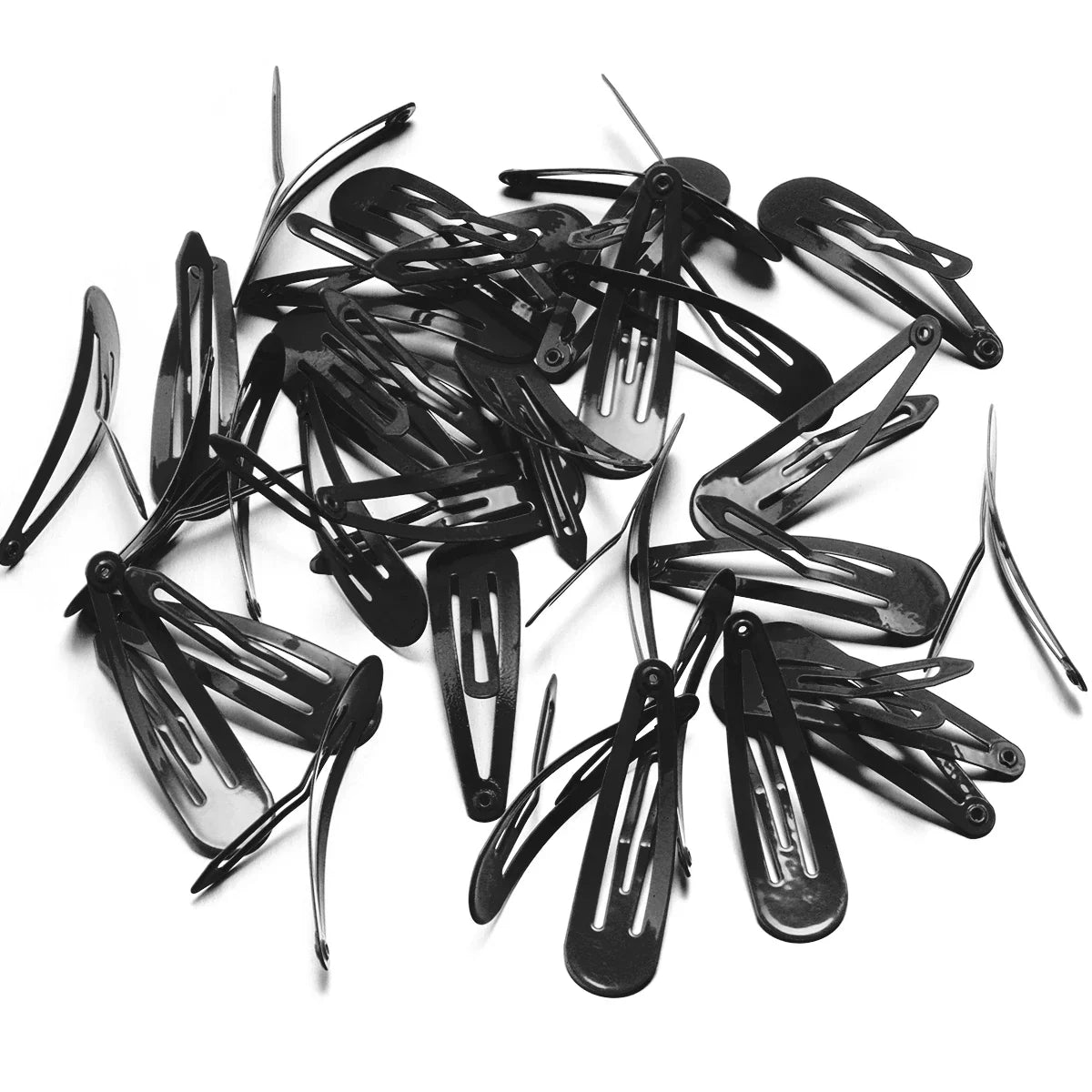 50-Pack Metal Candy Color BB Hair Clips – Waterdrop Hairpins for Kids, Girls & Women | Y2K