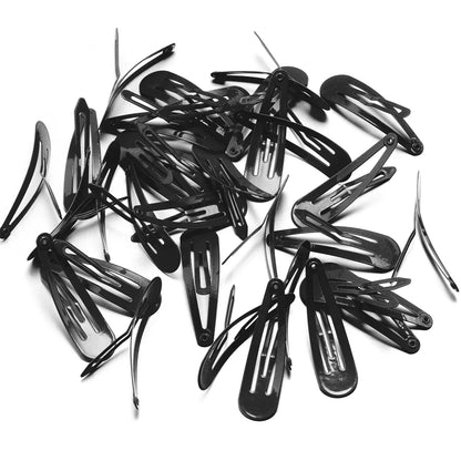 50-Pack Metal Candy Color BB Hair Clips – Waterdrop Hairpins for Kids, Girls & Women | Y2K
