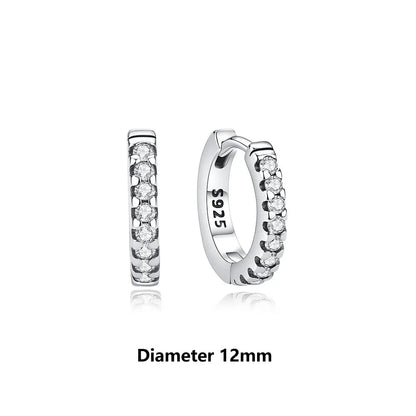 925 Sterling Silver Earrings | Women's Trendy Stud and Hoop Jewelry with Cubic Zirconia