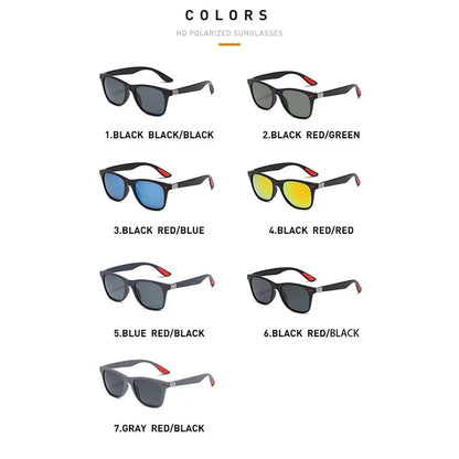 Night Vision Polarized Driving Sunglasses for Men – PC Frame Sport Goggles UV400