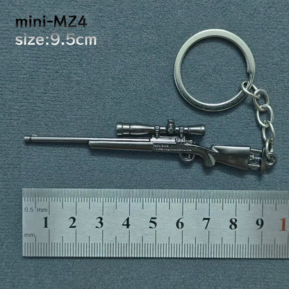 Mini Keychain Pendant 98k Alloy Gun Model | PUBG Battlefield Gift for Men