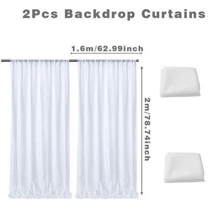 White Wedding Decoration Tulle Roll Crystal Organza Sheer Fabric For Wedding Birthday Party Backdrop Weeding Chair Sashes Decor
