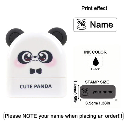 Personalized Animal Name Stamp | Custom Waterproof Clothing Label for Kids