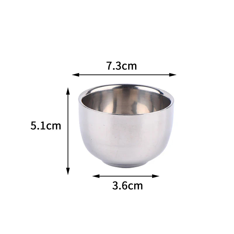 Stainless Steel Double Wall Insulated Mugs | Heat Retaining Drinking Cups