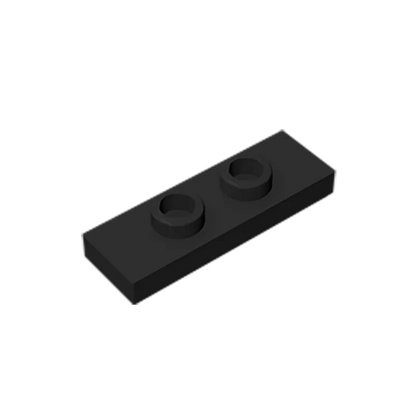 Gobricks GDS-1504 Plate, Modified 1 x 3 with 2 Studs (Double Jumper) | Compatible Building Block Piece