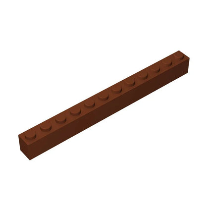 Gobricks GDS-538 Brick 1 x 12 | Compatible Building Block Pieces for DIY Construction