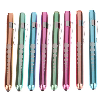 LED Medical Penlight with Pupil Gauge | Reusable Pocket Flashlight for Nurses and Doctors