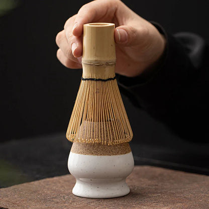 Ceramic Matcha Tea Whisk Holder For Dining Room Teahouse Matcha Ceremony Green Tea Chasen Holder Stand Bowl Teawares