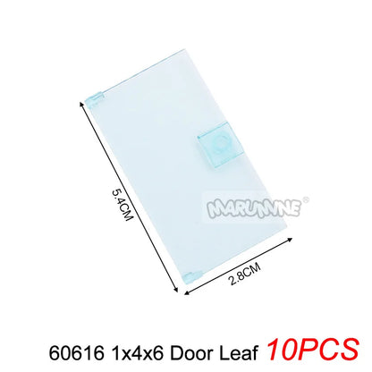 Marumine Window and Door Building Blocks | Compatible City House Parts Set