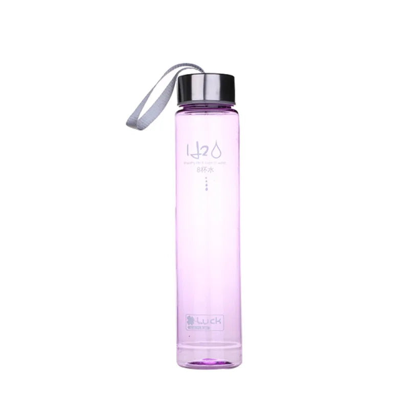Frosted Plastic Water Bottle | Portable Leak-Proof Sport Drinkware