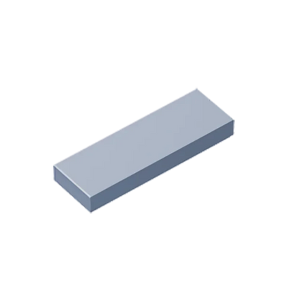 Gobricks GDS-562 Tile 1 x 3 Building Blocks | Compatible with Lego 63864