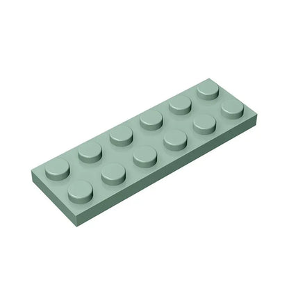 Plate 2 x 6 Building Block | Compatible Building Brick for DIY Creations