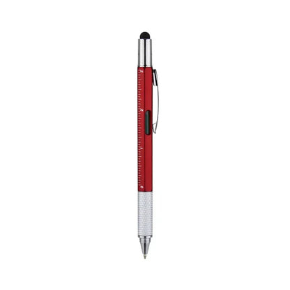 7 in 1 Multifunction Ballpoint Pen | EDC Hand Tool with Ruler Screwdriver Stylus Level