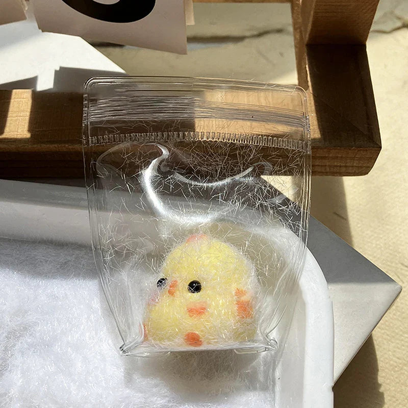 Cute Squeeze Stress Toy | Kawaii Silicone Pinch Toy Keychain