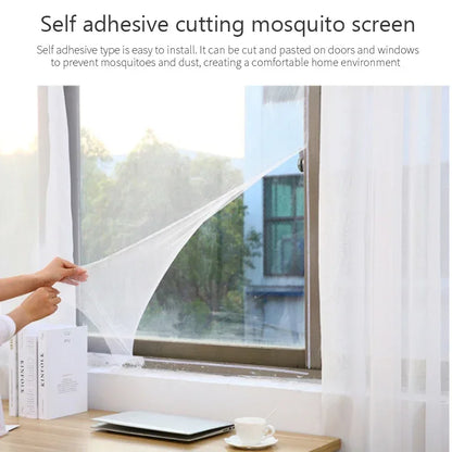 Mosquito Screen Net for Windows and Doors | DIY Self-Adhesive Insect Mesh
