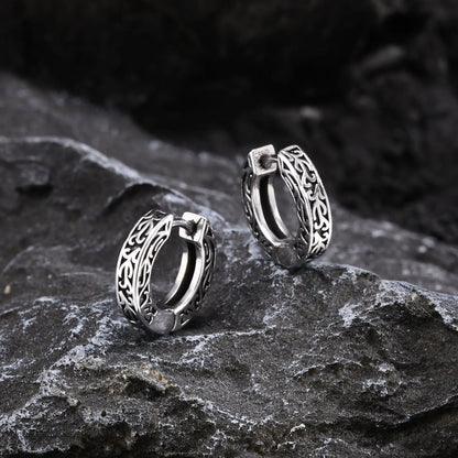 Stainless Steel Small Hoop Earrings for Men | Hypoallergenic Huggies