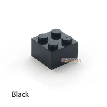 60pcs DIY Building Blocks Thick Figures Bricks 2x2 Dots | Educational Creative Toy for Children