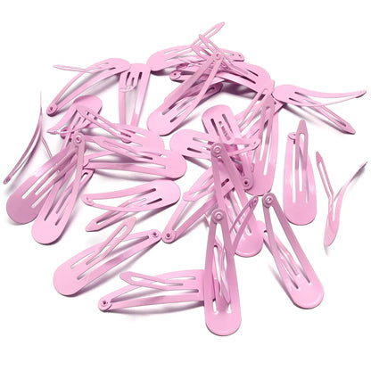 50-Pack Metal Candy Color BB Hair Clips – Waterdrop Hairpins for Kids, Girls & Women | Y2K