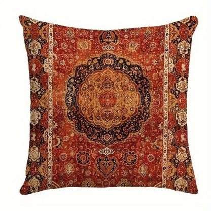 VIKAMA Bohemian Retro Pillow Case, Nordic Ethnic Accent Pillow Cover, Washable, Zippered Closure, Sofa And Bedroom Home Decor