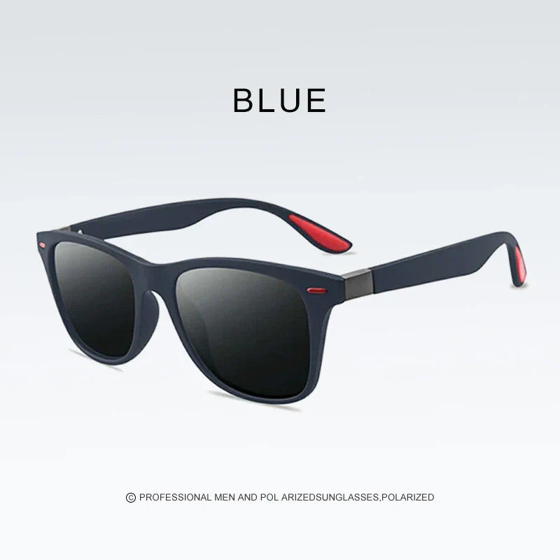Retro Rectangle Sunglasses UV400 – Vintage Driver Sport Shades for Men & Women