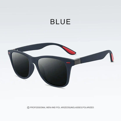 Retro Rectangle Sunglasses UV400 – Vintage Driver Sport Shades for Men & Women