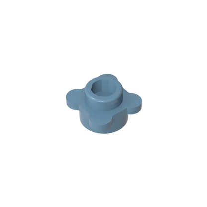 Gobricks GDS-839 Plate Round 1x1 with Flower Edge | Compatible with Lego 33291 28573