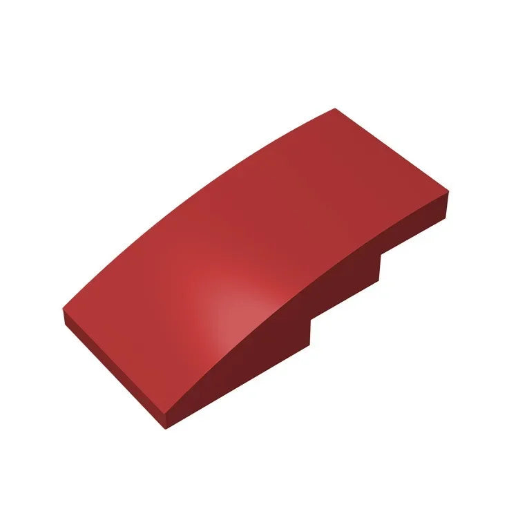 Slope, Curved 4 x 2 Building Block (Gobricks GDS-660) | Compatible with Lego 93606 Parts for DIY
