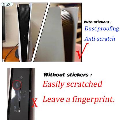 PS5 Middle Side Skin Sticker | Waterproof Decal Cover for PlayStation 5 Disc Console