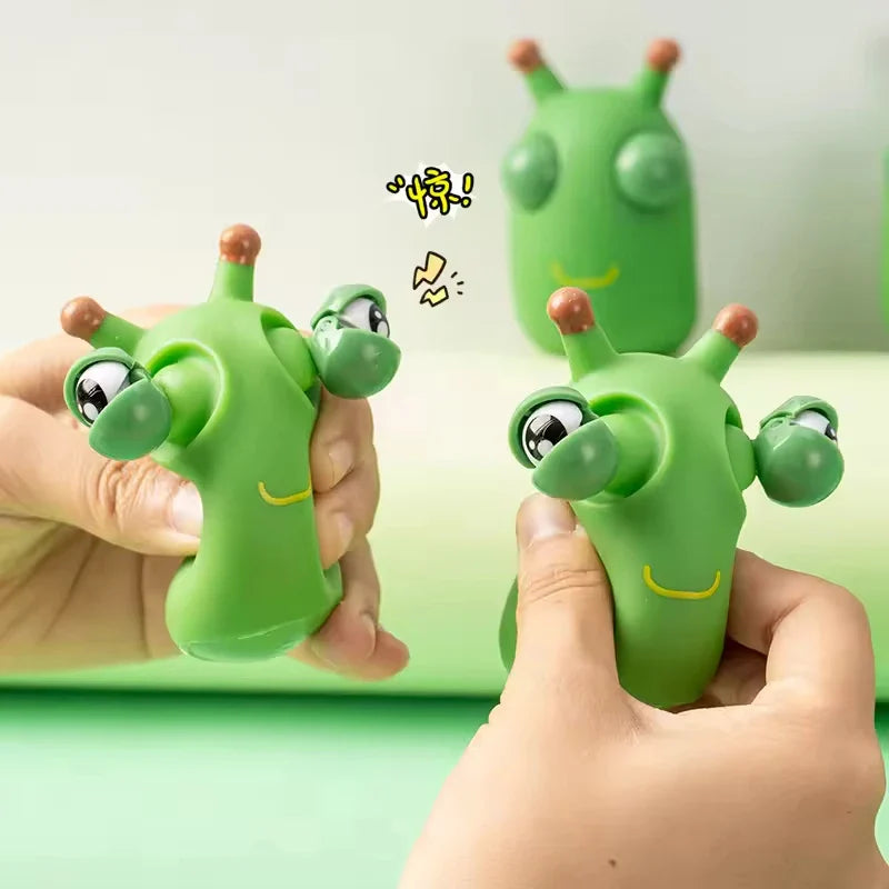 Creative Explosive Eye Popping Caterpillar Toy | Funny Fidget Stress Relief for Kids and Adults