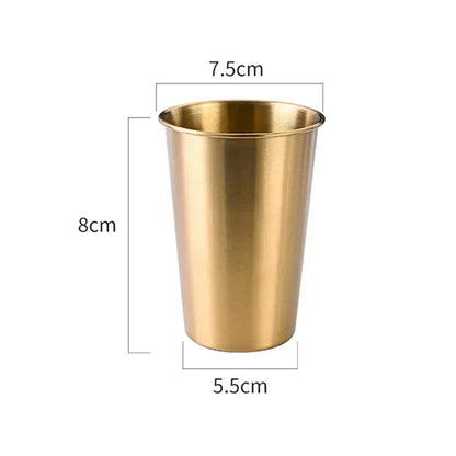 Stainless Steel Beer Cup Set | Durable Mugs for Camping, Coffee, and Whiskey