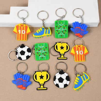 Soccer Party Bracelets Keychain | Pin Ball Maze Game Toys for Football Theme Kids Birthday Party Favors