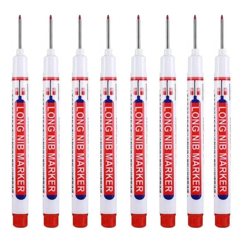 20mm Deep Hole Long Nib Markers Set | Multi-Purpose Perforating Pen for Metal, Wood, and Glass