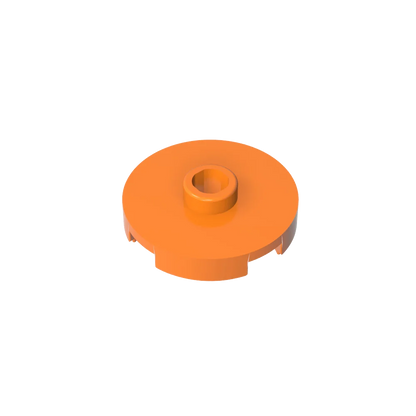Gobricks GDS-1041 Tile Round 2x2 with Open Stud | Compatible Building Block for DIY Educational Kits