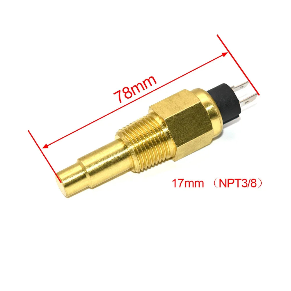 14MM 16MM 17MM 21MM Water Temperature Sensor 1/4NPT 3/8NPT 1/2NPT Vdo Temperature Sensor Vdo Meter for Car Auto Truck Boat