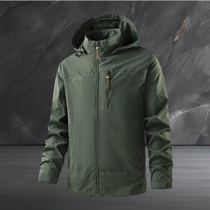 Men's Stormtrooper Windproof Hoodie Jacket - Lightweight Autumn/Winter Casual Zippered Sport Coat