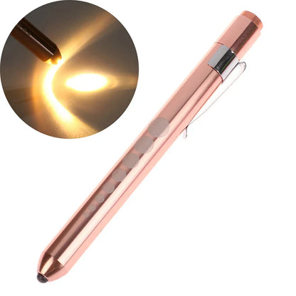 LED Medical Penlight with Pupil Gauge | Reusable Pocket Flashlight for Nurses and Doctors